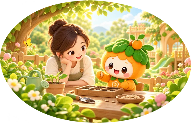 品牌插画：陪伴孩子在自然中观察与发现
